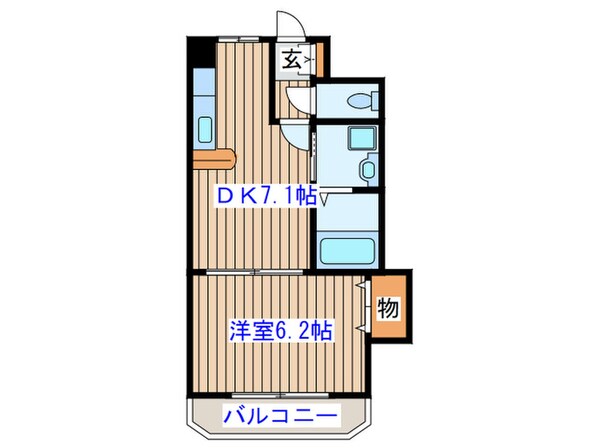 ＭＳＫコ－トの物件間取画像